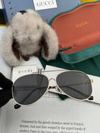 AVIATOR FRAME SUNGLASSES G2203 IN METAL