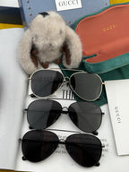AVIATOR FRAME SUNGLASSES G2203 IN METAL