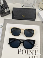 TRIOMPHE SQUARE SUNGLASS 58015 IN ACETATE