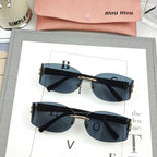 LOGO SUNGLASSES 68076 IN BLACK ACETATE