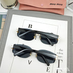 LOGO SUNGLASSES 68076 IN BLACK ACETATE
