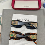 RECTANGULAR FRAME SUNGLASSES 58006 IN ACETATE