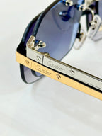SANTOS RECTANGULAR FRAME SUNGLASSES CT0660S IN METAL