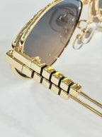 CAT-EYE FRAME SUNGLASSES 5G195 IN METAL