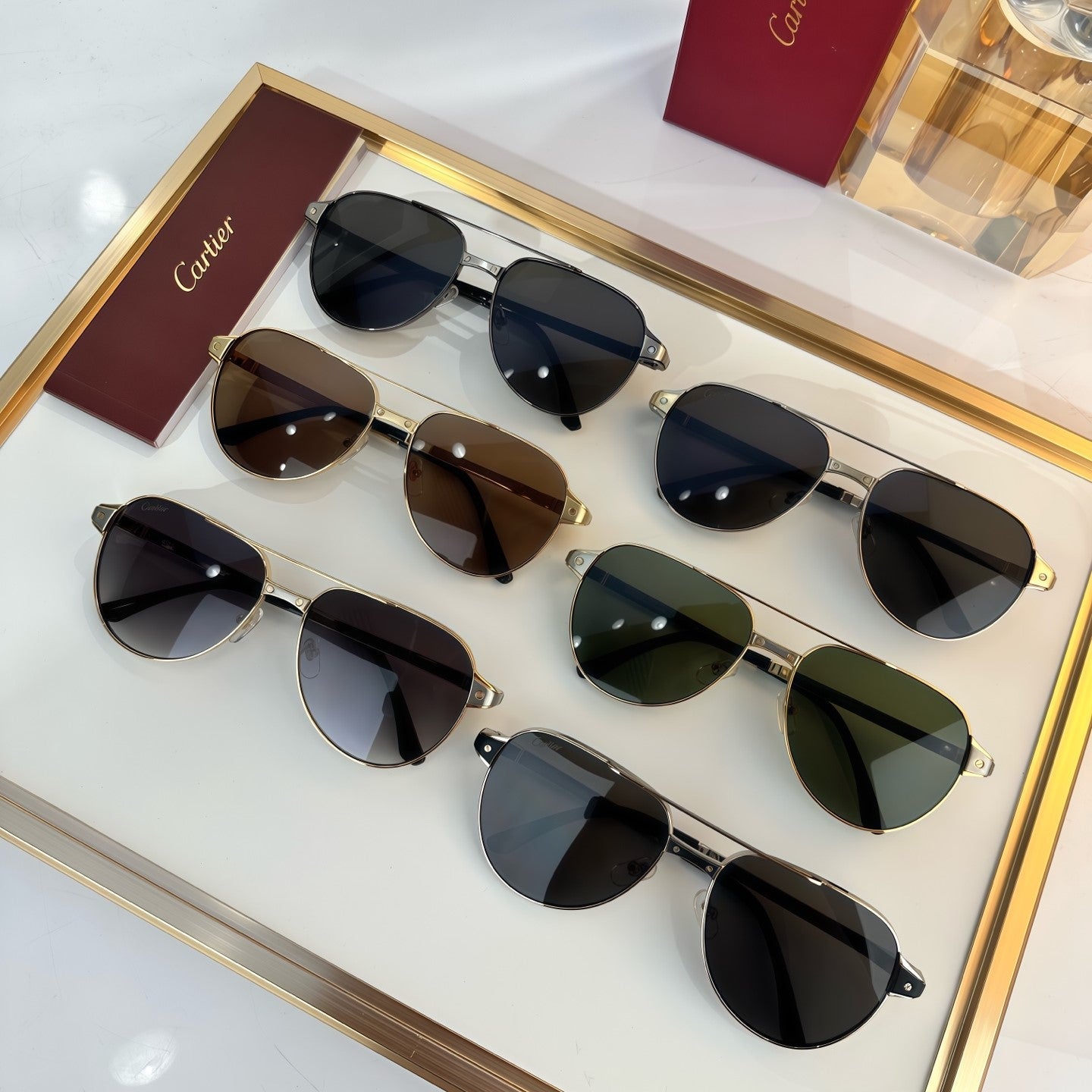 Cartier CT0425S Metal Sunglasses 189545