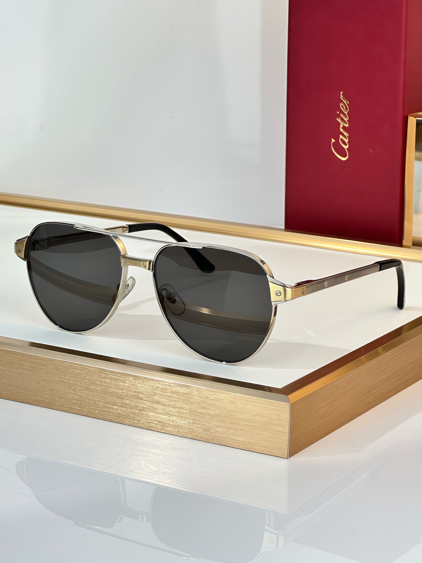 Cartier CT0425S Metal Sunglasses 189545