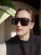 SUNGLASS CLUB M1U 566689 IN BLACK ACETATE