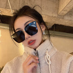 TRIOMPHE SUNGLASSES 548591 IN BLACK ACETATE