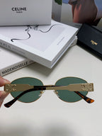 TRIOMPHE SUNGLASSES 548596 IN METAL BLACK LENSES