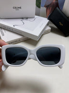 TRIOMPHE SUNGLASSES 548599 IN WHITE ACETATE