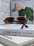 AVIATOR FRAME SUNGLASSES 570223 IN METAL