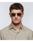 PANTHÈRE RECTANGULAR FRAME SUNGLASSES CT0473S IN METAL