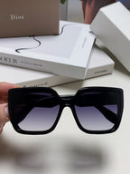 LADY 95.22 S2F SUNGLASS 571586 IN BLACK ACETATE GREY SMOKE