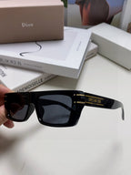 SIGNATURE SUNGLASS 571588 IN BLACK ACETATE
