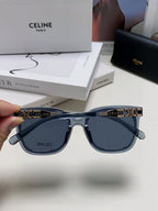 TRIOMPHE SUNGLASSES 573249 IN NAVY BLUE ACETATE METAL LOGO