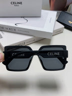 TRIOMPHE SUNGLASSES 573256 IN BLACK ACETATE