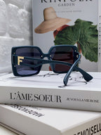 FF DIAMONDS SQUARE FRAME SUNGLASSES 575802 IN ACETATE