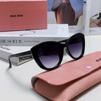GLIMPSE SUNGLASSES 576816 IN BLACK ACETATE