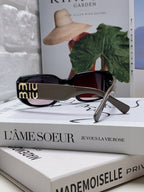GLIMPSE SUNGLASSES 576818 IN BROWN ACETATE