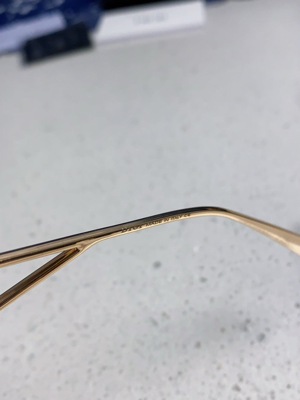 30MONTAIGNE S7U SUNGLASS 578108 IN GOLD METAL BROWN LENSES