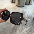 LOGO SQUARE SUNGLASSES 512016 IN BLACK ACETATE