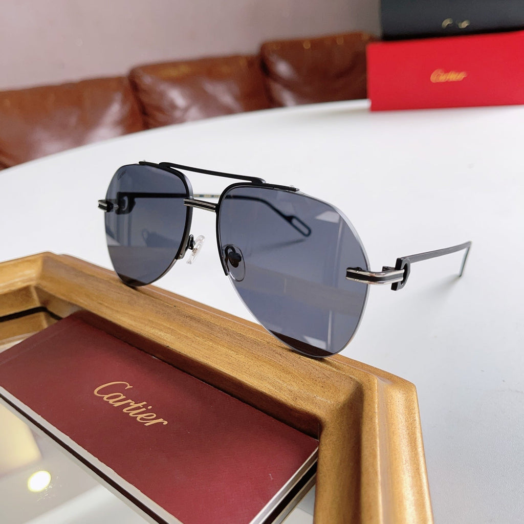 Cartier CT0110 Metal Sunglasses 189375