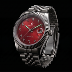 Classic Date – Red Arabic Dial