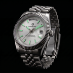 Classic Date – White Day-Date Sunburst