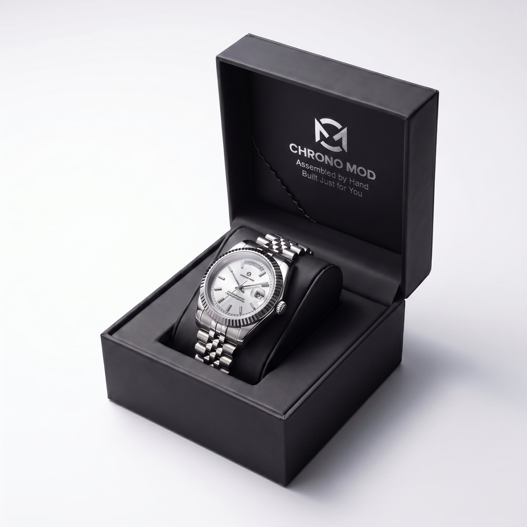 Classic Date – White Day-Date Sunburst